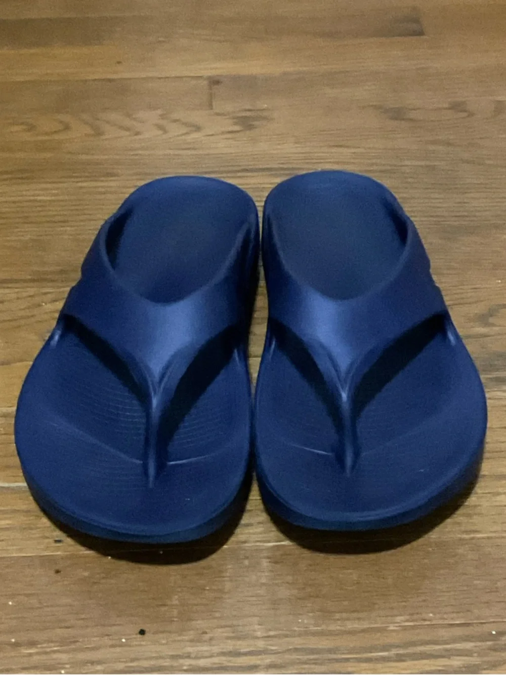 Oofos Blue Recovery Thong Sandals/Flip Flops. In Very Good Condition. Men’s 13. - Picture 2 of 9